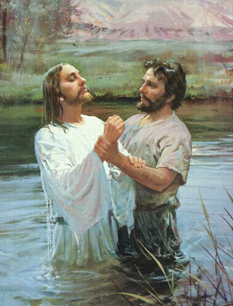 clip art jesus being baptised - photo #3